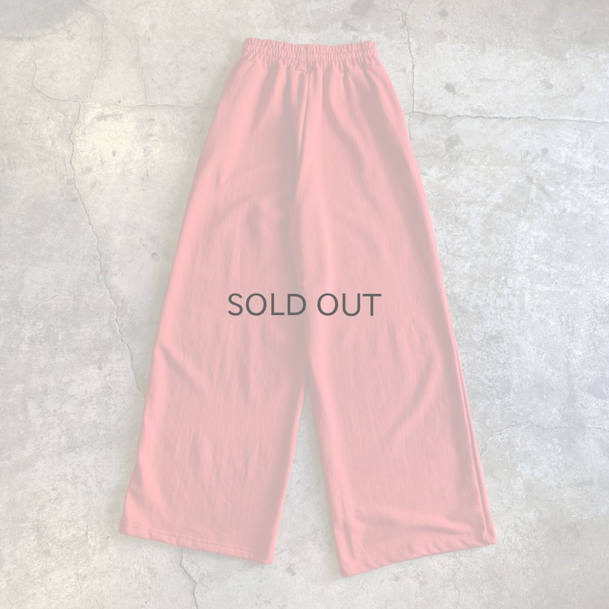 画像2: RED COLOR DESIGN SWEAT PANTS / FREE~W33 (2)