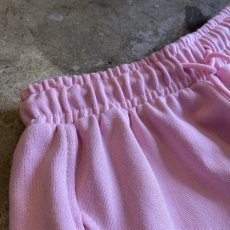 画像6: PINK COLOR DRAW CORD DESIGN SWEAT PANTS / FREE~W33 (6)