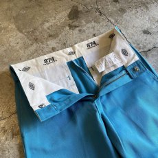 画像6: 【DICKIES】COLOR DESIGN TROUSERS WORK PANTS / W30 (6)