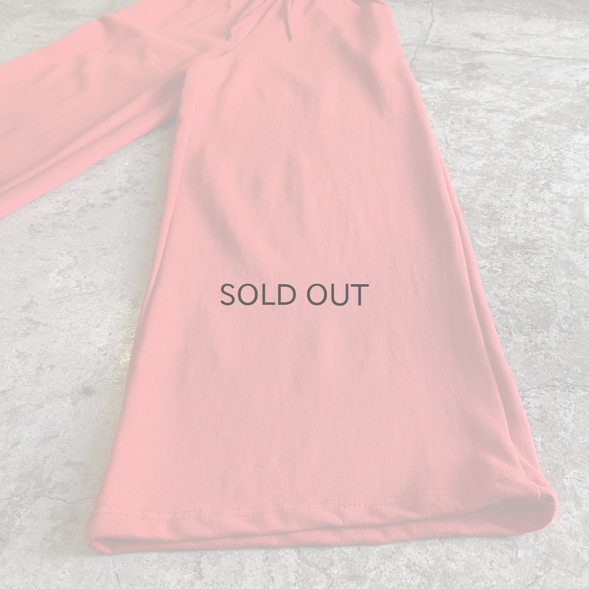 画像5: RED COLOR DESIGN SWEAT PANTS / FREE~W33 (5)