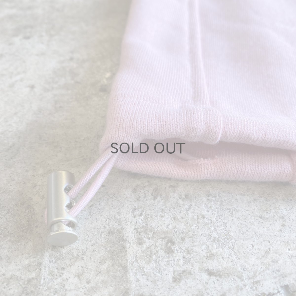 画像8: PINK COLOR DRAW CORD DESIGN SWEAT PANTS / FREE~W33 (8)