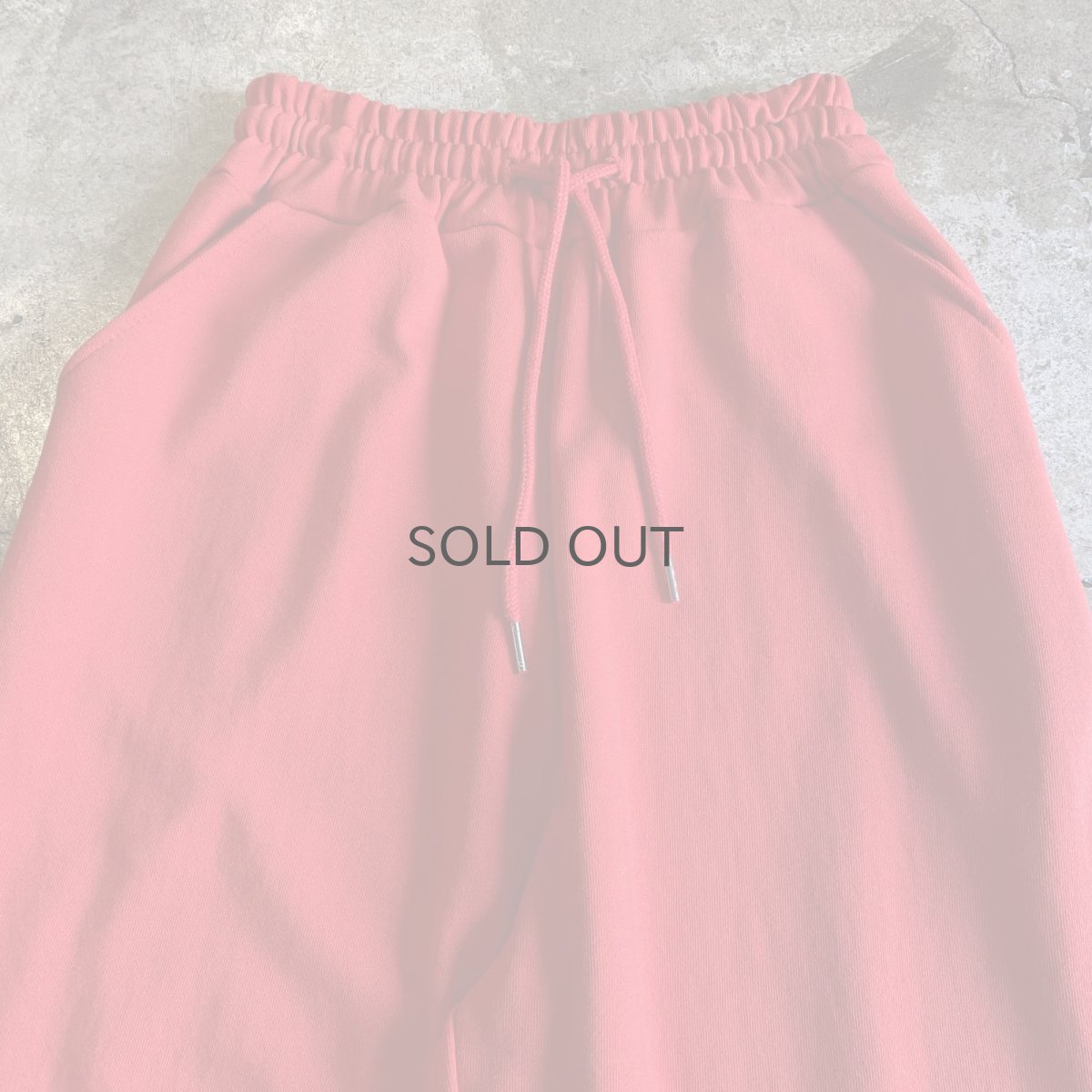 画像4: RED COLOR DESIGN SWEAT PANTS / FREE~W33 (4)