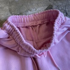 画像7: PINK COLOR DRAW CORD DESIGN SWEAT PANTS / FREE~W33 (7)