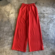 画像1: RED COLOR DESIGN SWEAT PANTS / FREE~W33 (1)