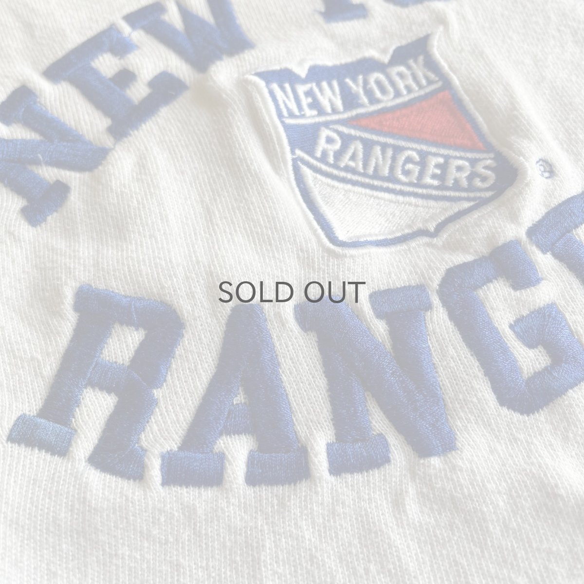 画像12: 80's "NEW YORK RANGERS" ICE HOCKEY TEAM DESIGN L/S SWEAT / Ladies M / MADE IN USA (12)