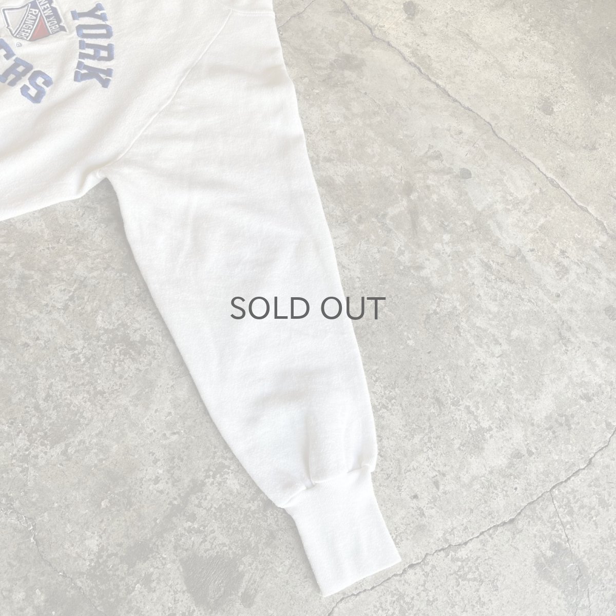 画像7: 80's "NEW YORK RANGERS" ICE HOCKEY TEAM DESIGN L/S SWEAT / Ladies M / MADE IN USA (7)