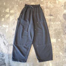 画像1: 【WONDERGROUND】DOUBLE KNEE FADE WIDE SWEAT PANTS / OS (1)
