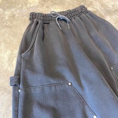 画像3: 【WONDERGROUND】DOUBLE KNEE FADE WIDE SWEAT PANTS / OS (3)
