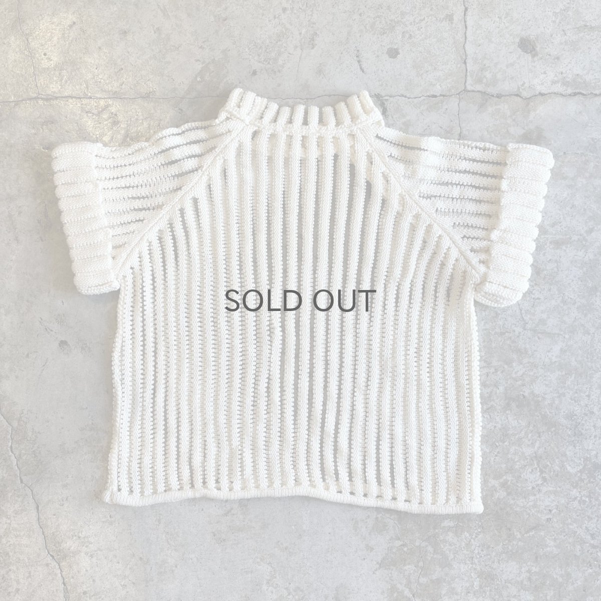 画像2: COTTON KNIT STRIPE DESIGN S/S TOPS / Ladies M (2)