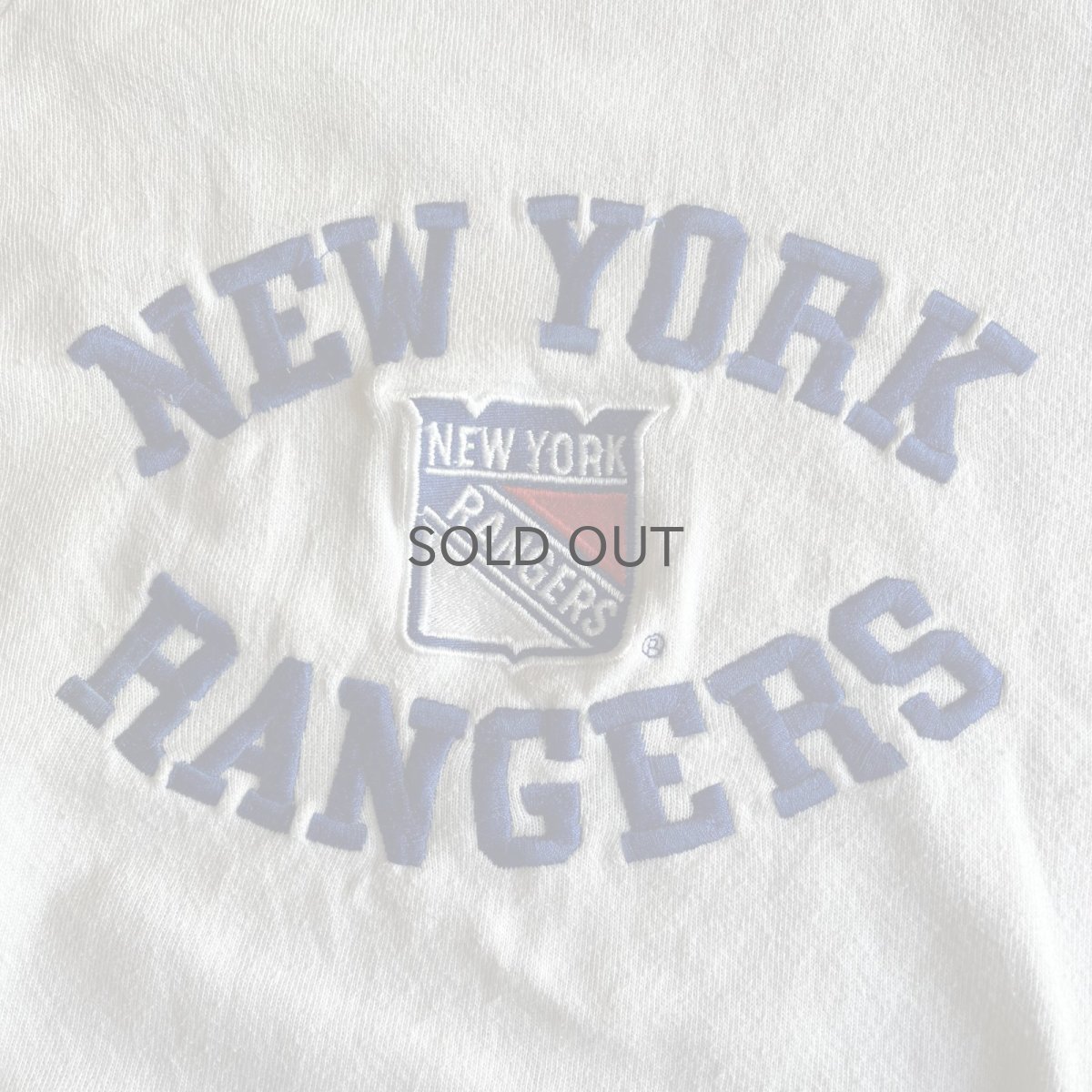 画像11: 80's "NEW YORK RANGERS" ICE HOCKEY TEAM DESIGN L/S SWEAT / Ladies M / MADE IN USA (11)