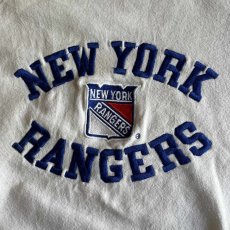 画像11: 80's "NEW YORK RANGERS" ICE HOCKEY TEAM DESIGN L/S SWEAT / Ladies M / MADE IN USA (11)