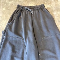 画像10: 【WONDERGROUND】DOUBLE KNEE FADE WIDE SWEAT PANTS / OS (10)