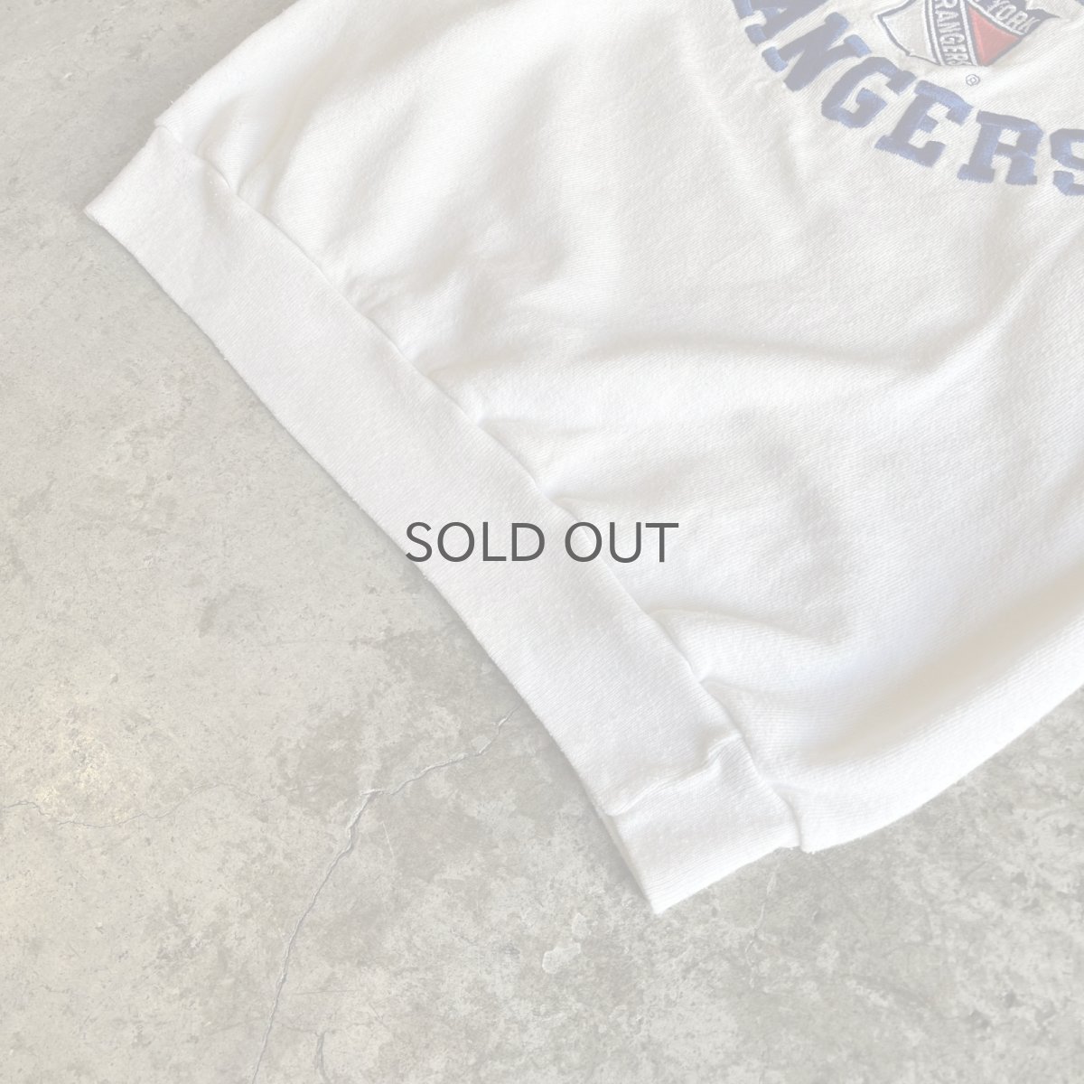 画像4: 80's "NEW YORK RANGERS" ICE HOCKEY TEAM DESIGN L/S SWEAT / Ladies M / MADE IN USA (4)