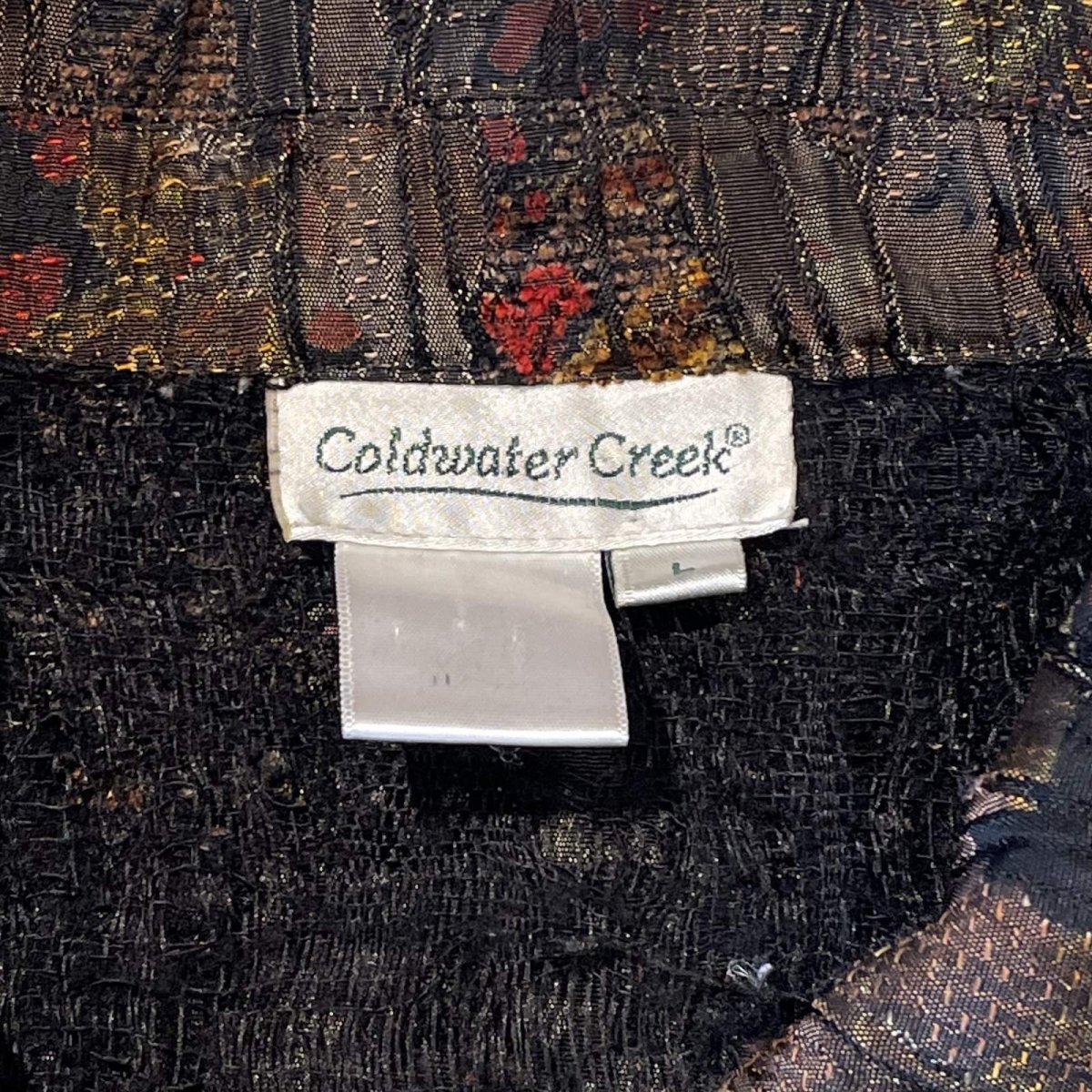 画像10: ALL OVER PATTERN WASHER DESIGN ZIP UP JACKET / Mens L (10)