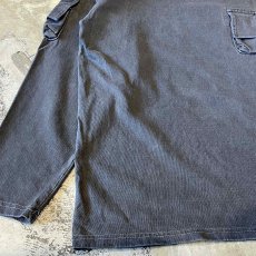 画像5: 【WONDERGROUND】FADE BODY MULTI POCKET L/S TEE / OS (5)