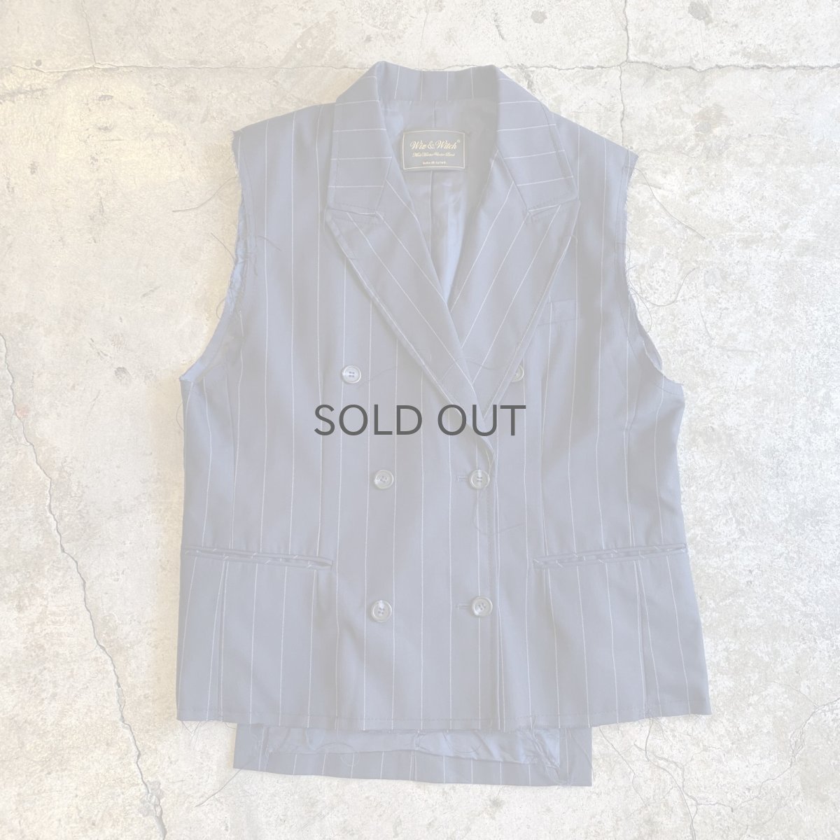 画像1: 【Wiz&Witch】"OUT STITCH" DOUBLE TAILOR SHORT JACKET / OS (1)