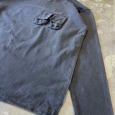 画像6: 【WONDERGROUND】FADE BODY MULTI POCKET L/S TEE / OS (6)