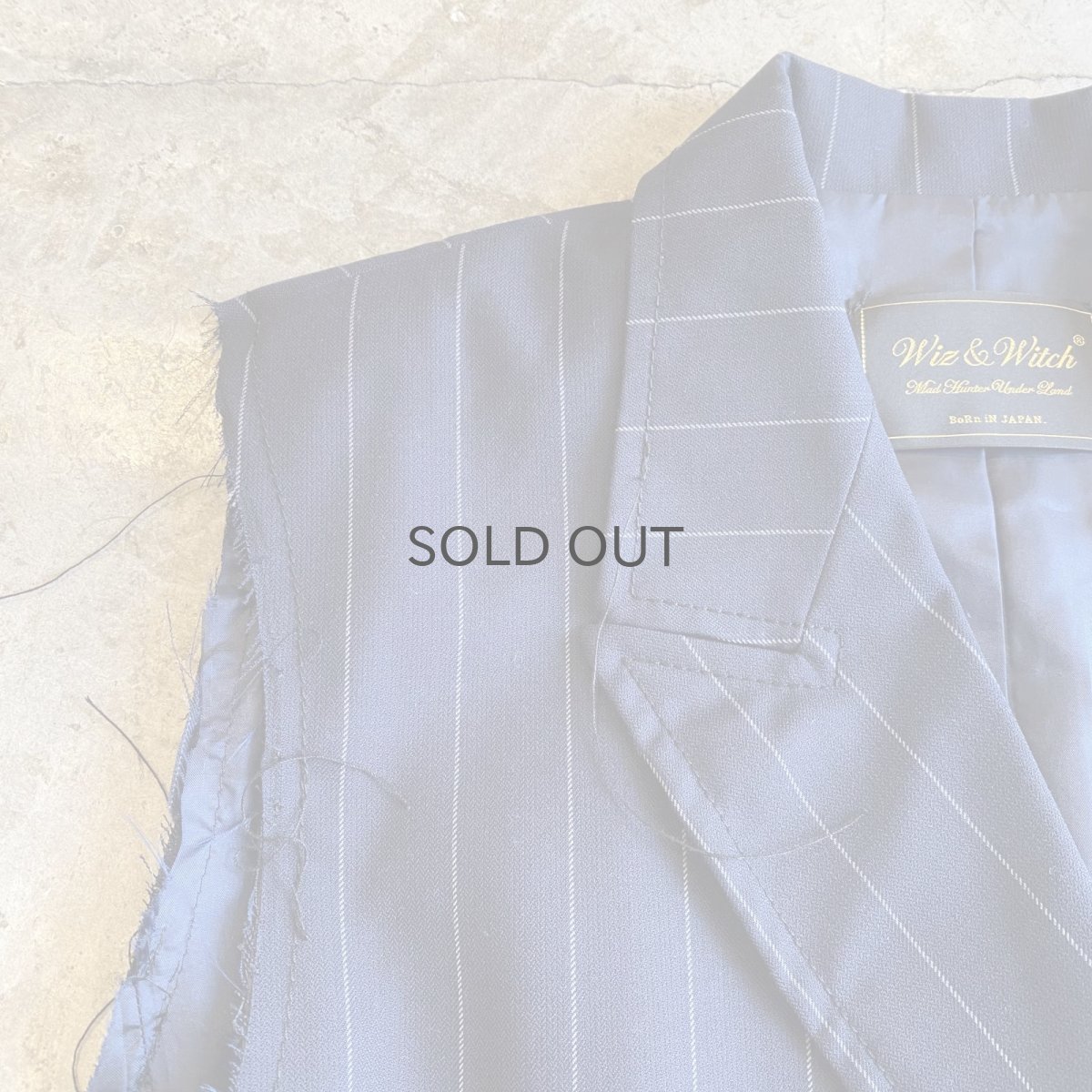 画像9: 【Wiz&Witch】"OUT STITCH" DOUBLE TAILOR SHORT JACKET / OS (9)