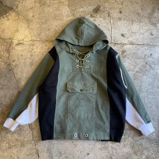 画像1: 【Wiz&Witch】"UNITED" MILITARY THREE FACE SWEAT / OS (1)