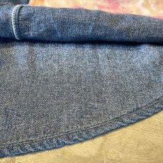 画像8: TIE DYE PATTERN SWITCHED DENIM L/S SHIRT / Mens XL (8)