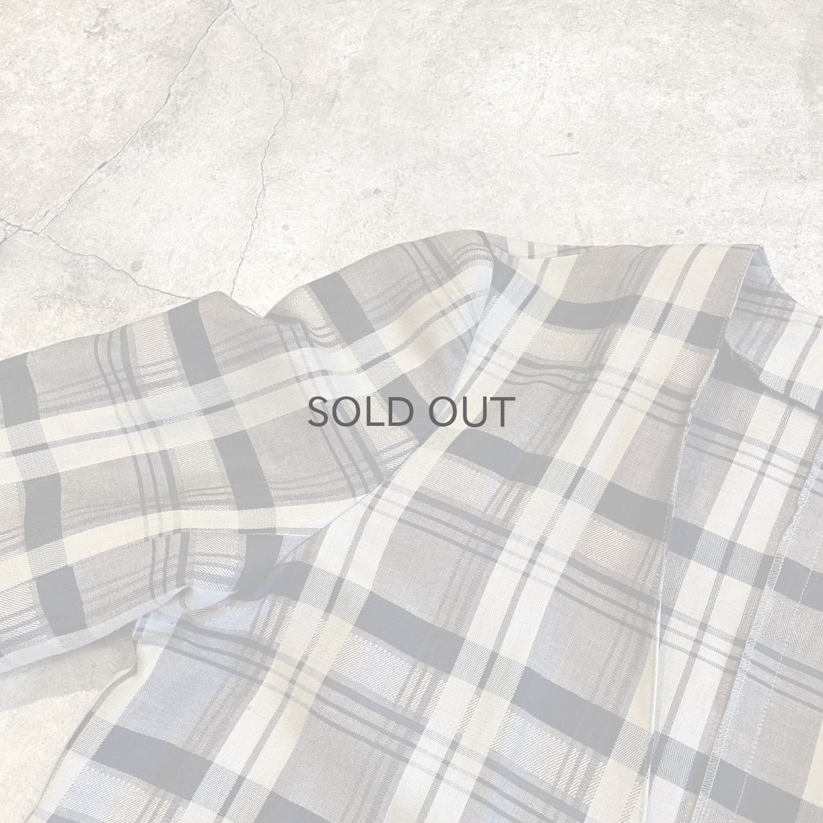 画像10: ALL OVER CHECK PATTERN NO COLLAR DESIGN TAILORED JACKET / Ladies M (10)