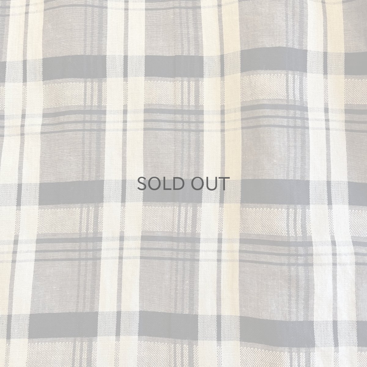 画像12: ALL OVER CHECK PATTERN NO COLLAR DESIGN TAILORED JACKET / Ladies M (12)