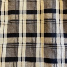 画像12: ALL OVER CHECK PATTERN NO COLLAR DESIGN TAILORED JACKET / Ladies M (12)