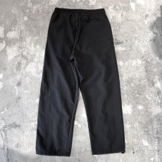 画像2: 【WONDERGROUND】WAVE NOTCH PATTERN NYLON PANTS / BLACK / OS (2)