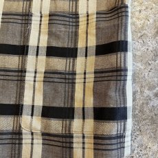画像5: ALL OVER CHECK PATTERN NO COLLAR DESIGN TAILORED JACKET / Ladies M (5)