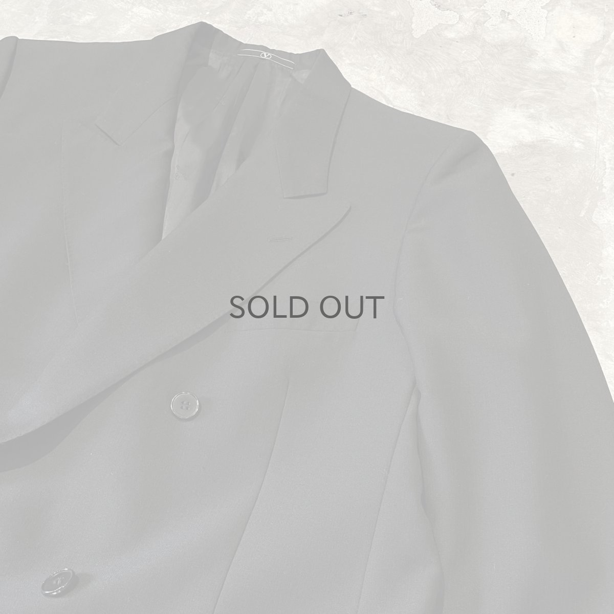 画像4: 【VALENTINO】DOUBLE BREASTED TAILORED JACKET / Mens L / MADE IN ITALY (4)