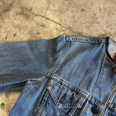 画像9: 【Wiz&Witch】"WANDERER" NO COLLAR ZIP UP DENIM JACKET / OS (9)