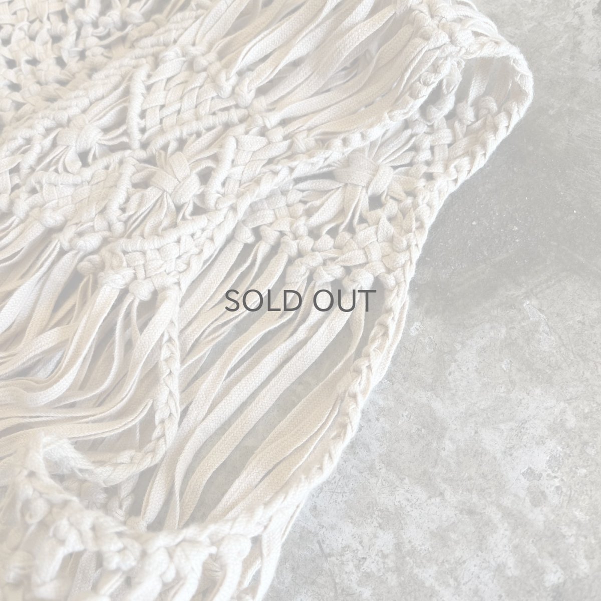 画像7: FRINGE×CROCHET DOCKING DESIGN VEST / Ladies M (7)