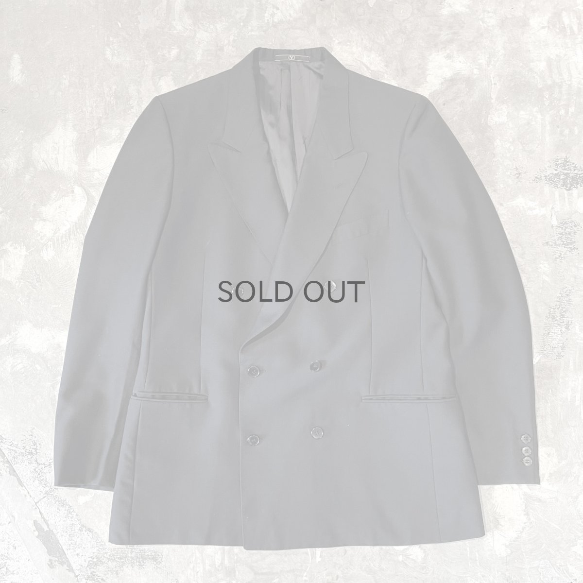 画像1: 【VALENTINO】DOUBLE BREASTED TAILORED JACKET / Mens L / MADE IN ITALY (1)