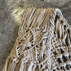 画像6: FRINGE×CROCHET DOCKING DESIGN VEST / Ladies M (6)