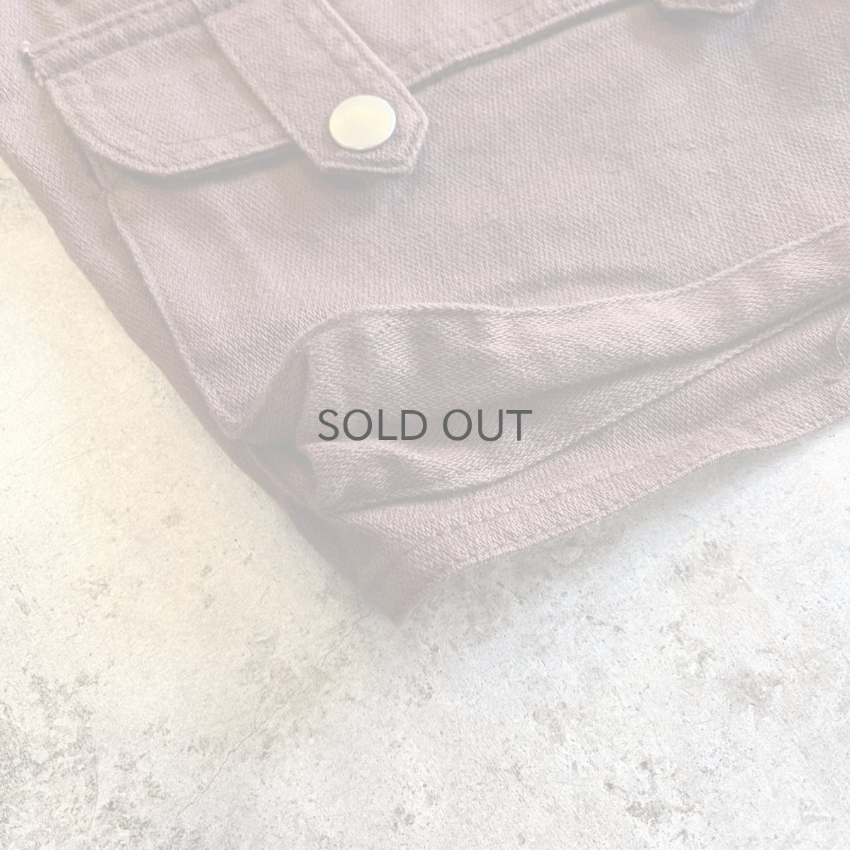 画像3: FRONT 9POCKET DESIGN COTTON VEST / Ladies M (3)