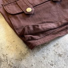 画像3: FRONT 9POCKET DESIGN COTTON VEST / Ladies M (3)