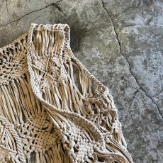 画像9: FRINGE×CROCHET DOCKING DESIGN VEST / Ladies M (9)