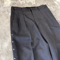 画像3: SIDE STUDS DECORATIVE GRAY COLOR SLACKS / W30~W34 (3)
