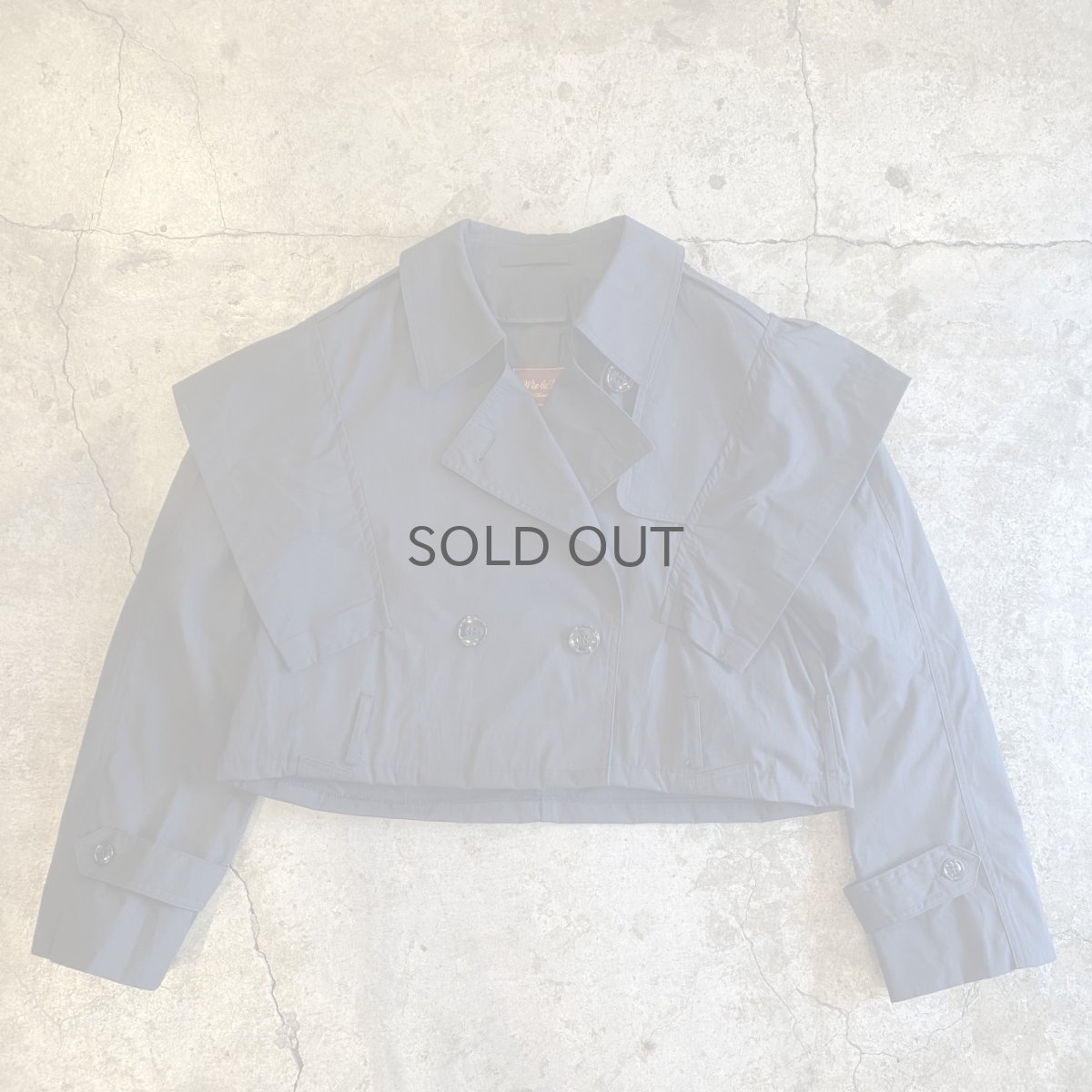画像1: 【Wiz&Witch】"THE U.K" SHORT TRENCH JACKET / OS (1)