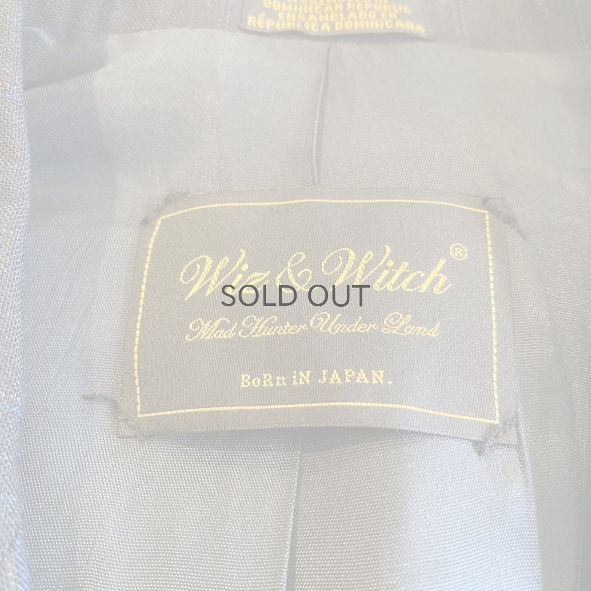 画像12: 【Wiz&Witch】"OUT STITCH" DOUBLE TAILOR SHORT JACKET / OS (12)