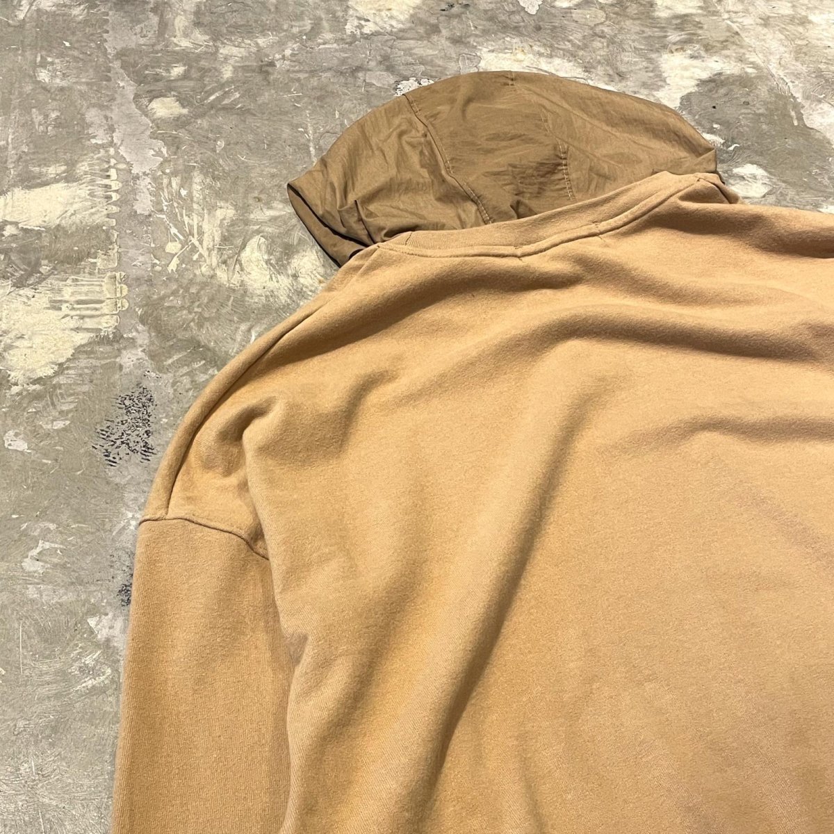 画像10: MUSTAR COLOR LAYERED HOODIE SWEAT / Mens L (10)