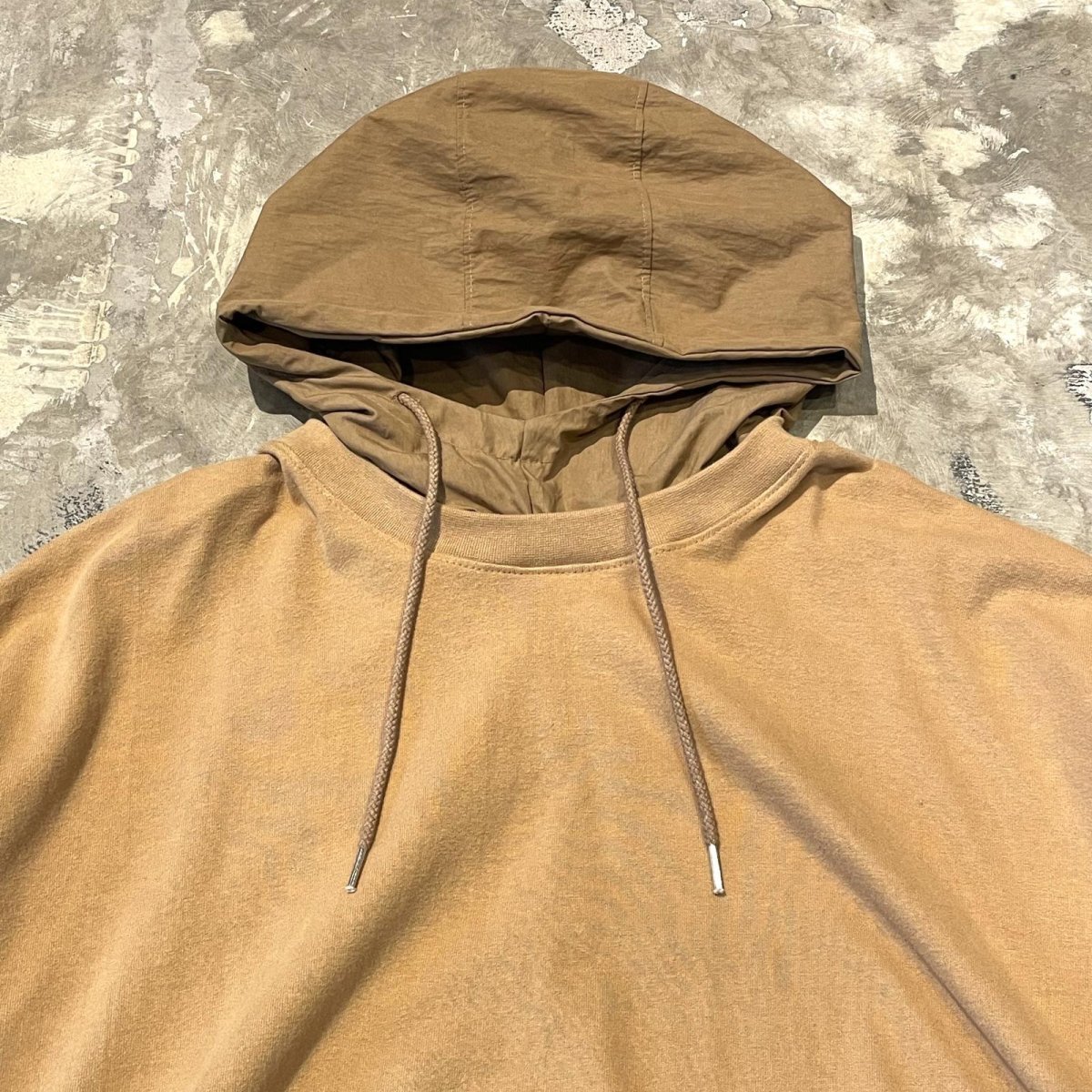 画像11: MUSTAR COLOR LAYERED HOODIE SWEAT / Mens L (11)