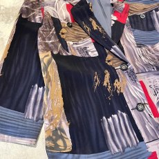 画像5: ART GRAPHIC PATTERN TAILORED JACKET / Mens S (5)
