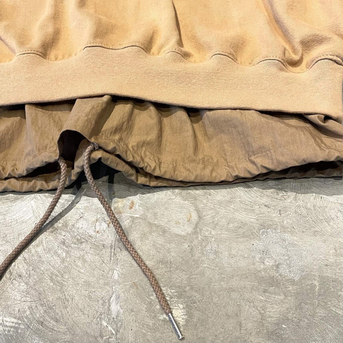 画像9: MUSTAR COLOR LAYERED HOODIE SWEAT / Mens L (9)