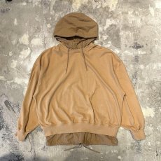 画像1: MUSTAR COLOR LAYERED HOODIE SWEAT / Mens L (1)