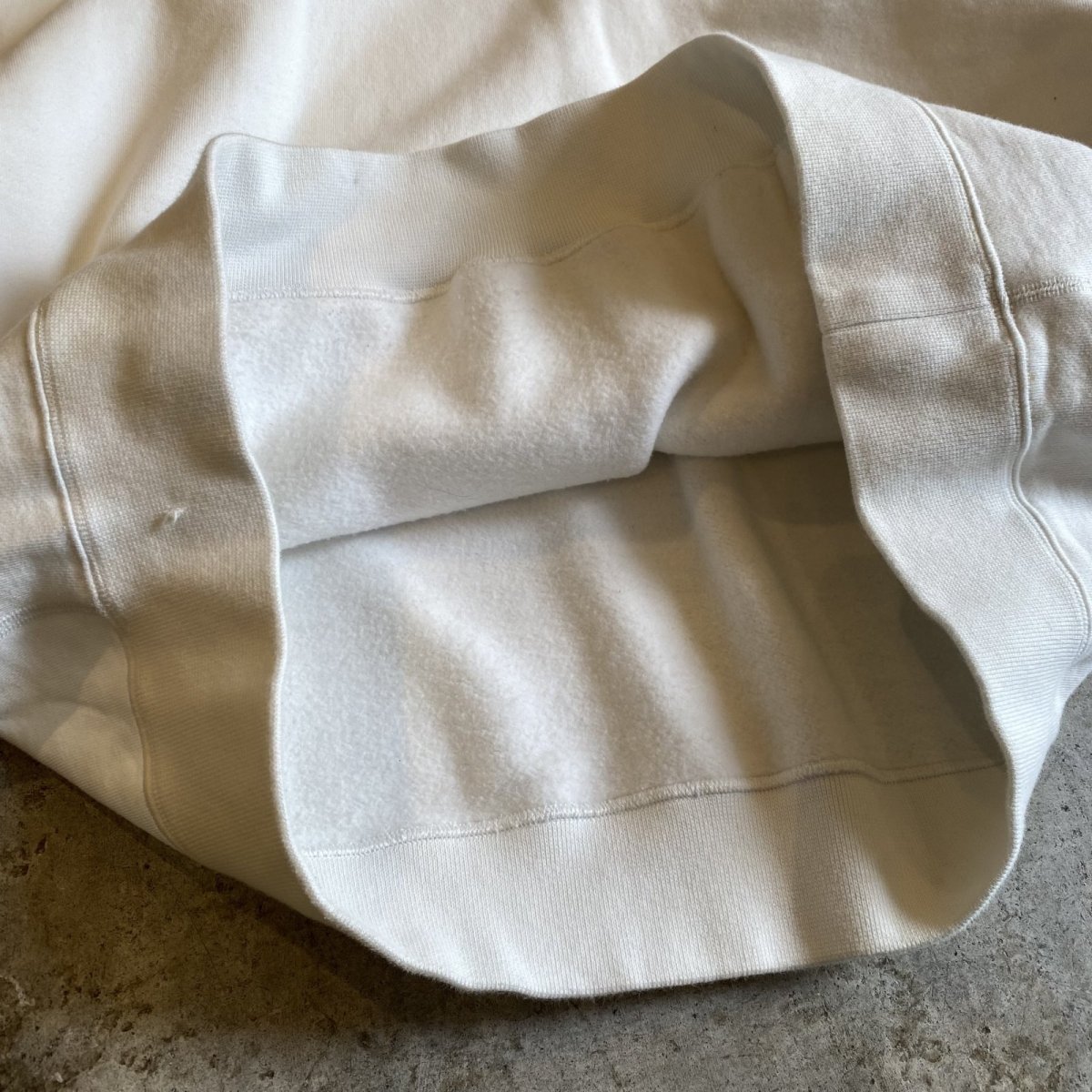 画像8: 【ACG】WHITE COLOR ONE POINT DESIGN DRAW CORD SWEAT HOODIE / Ladies L (8)