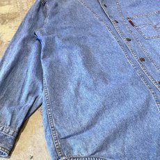 画像5: BAND COLLAR DENIM L/S SHIRT / Mens L (5)