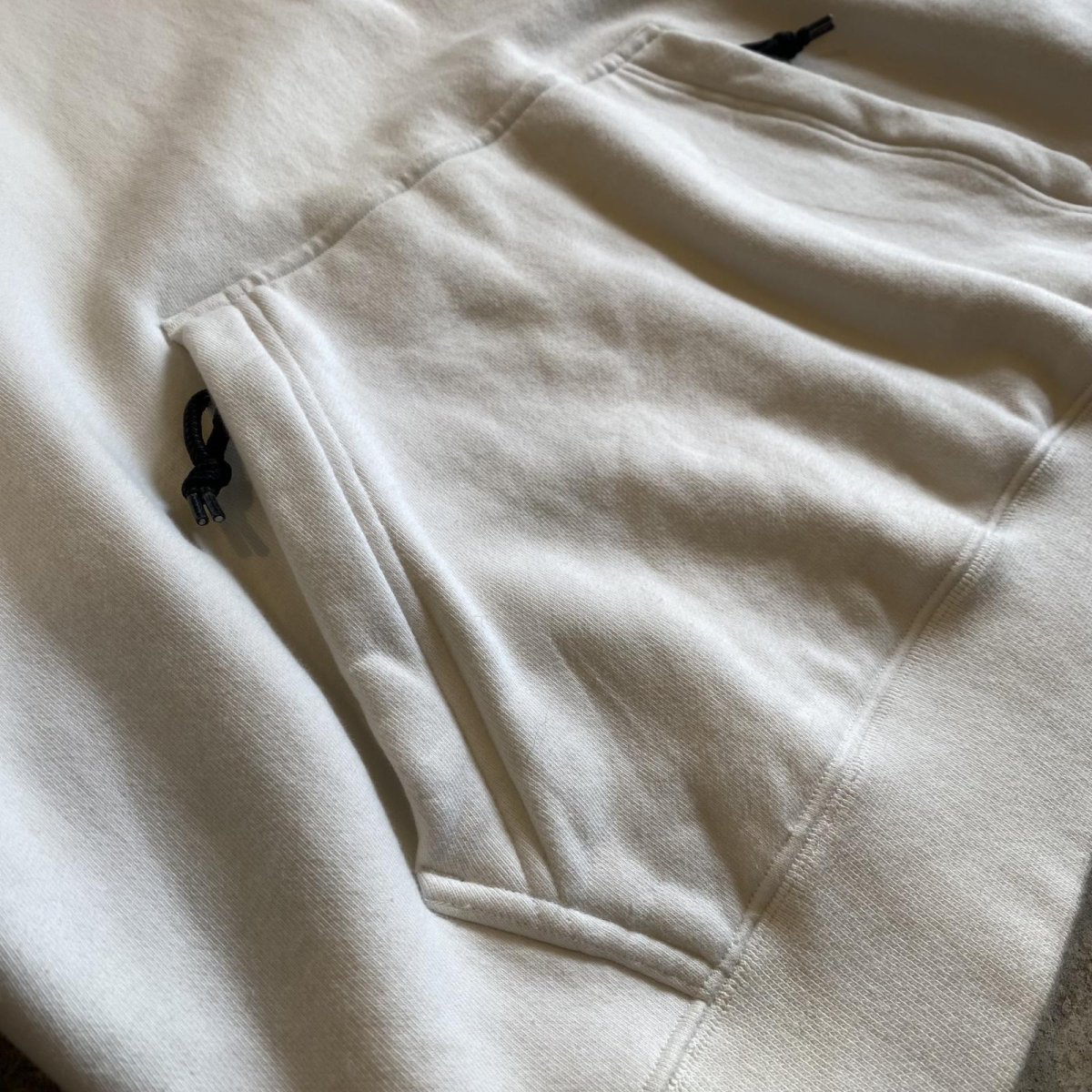 画像6: 【ACG】WHITE COLOR ONE POINT DESIGN DRAW CORD SWEAT HOODIE / Ladies L (6)
