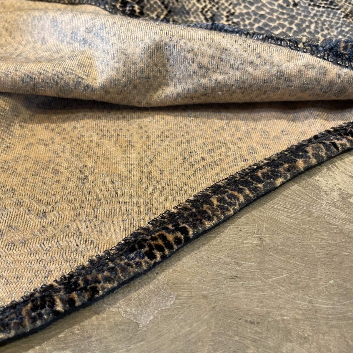 画像8: ALL OVER PYTHON PATTERN SUP UP L/S TOPS / Mens L (8)