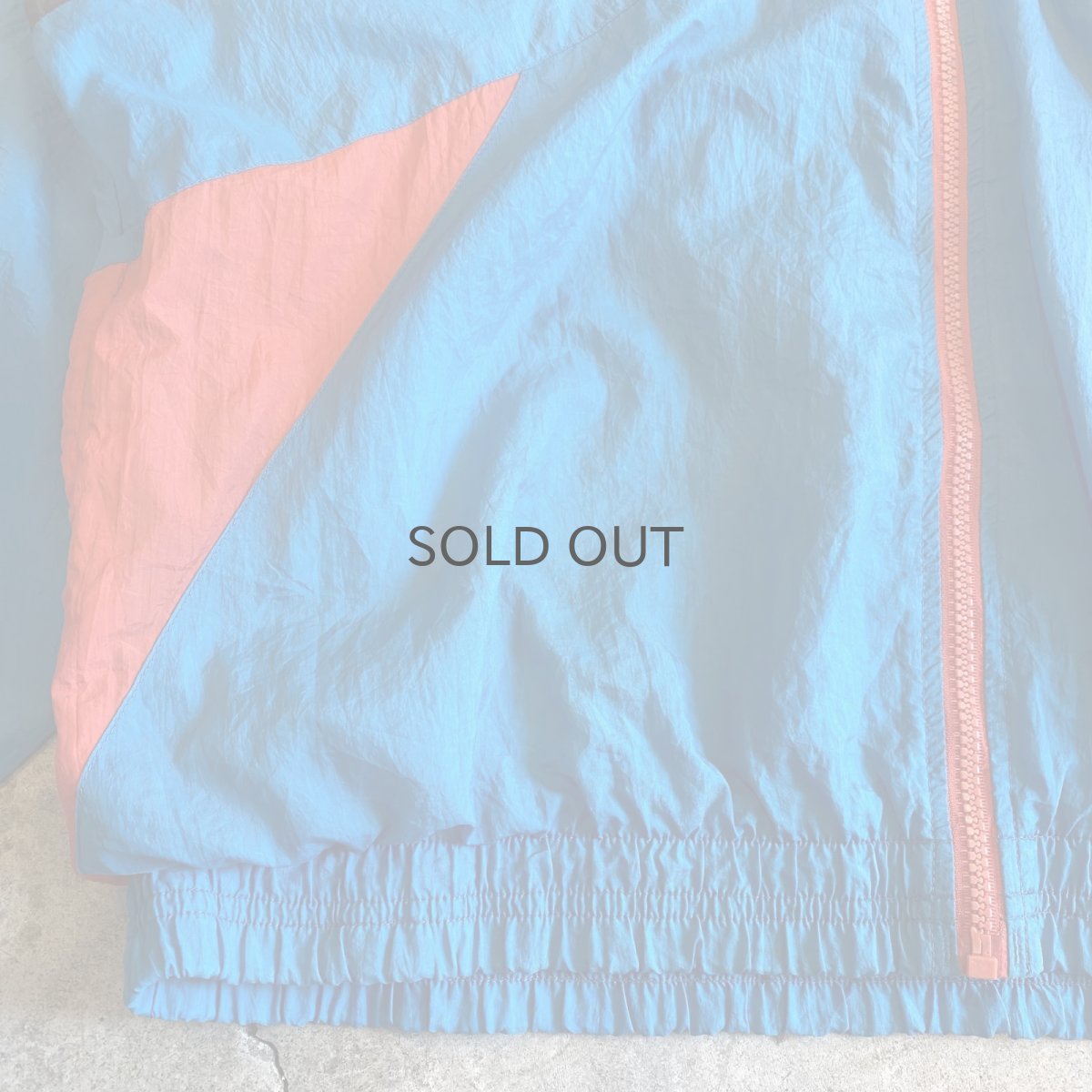 画像4: OLD【NIKE】3 COLOR PATCHWORK PATTERN DESIGN NYLON TRACK JACKET / Ladies L / MADE IN USA  (4)